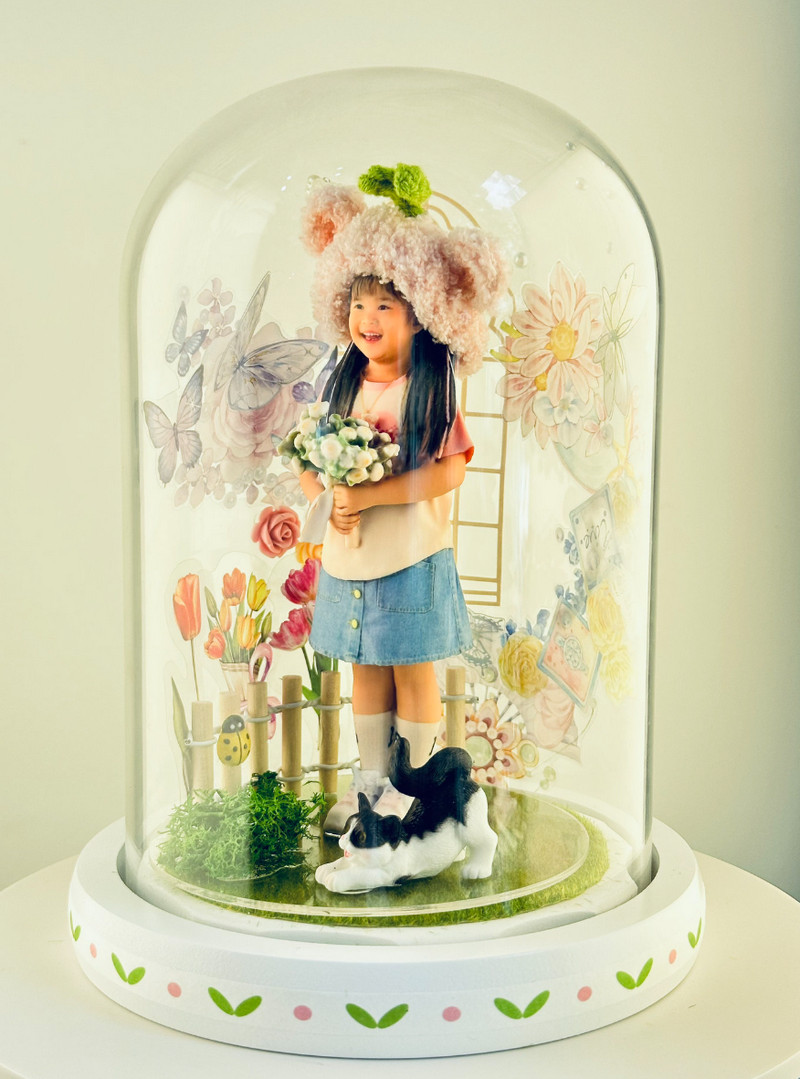 In tượng 3D màu chibi cá nhân giống mẫu 3DWOW